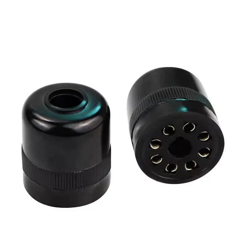 US-08 Lamp Holder Relay Base 8-Pin Round Socket For AH3-3 3-2