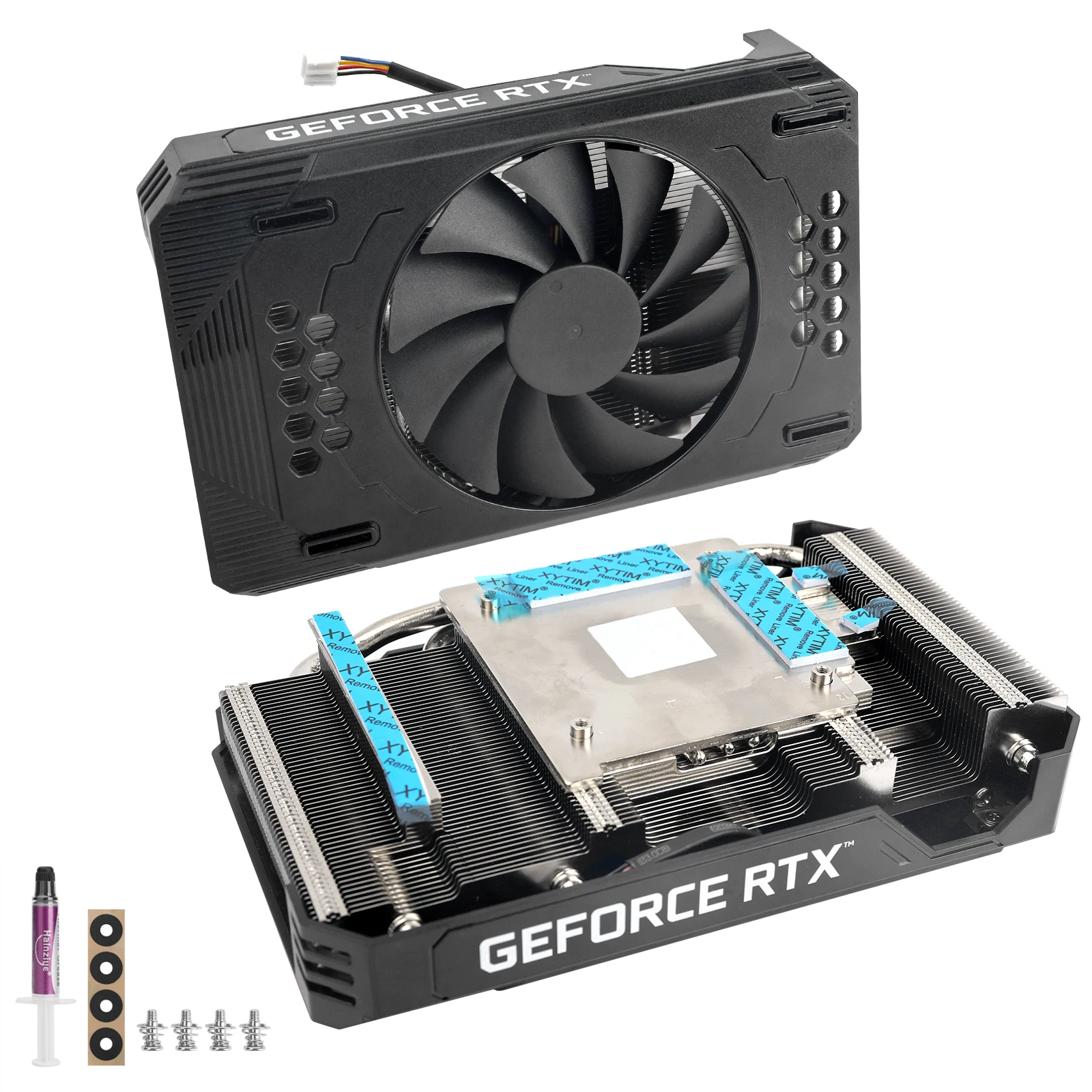 جديد لتقوم بها بنفسك استبدال RTX 3060Ti GPU المبرد التحديثية ل Galax Geforce RTX 3060 ti بطاقة جرافيكس برودة لوضع في ITX