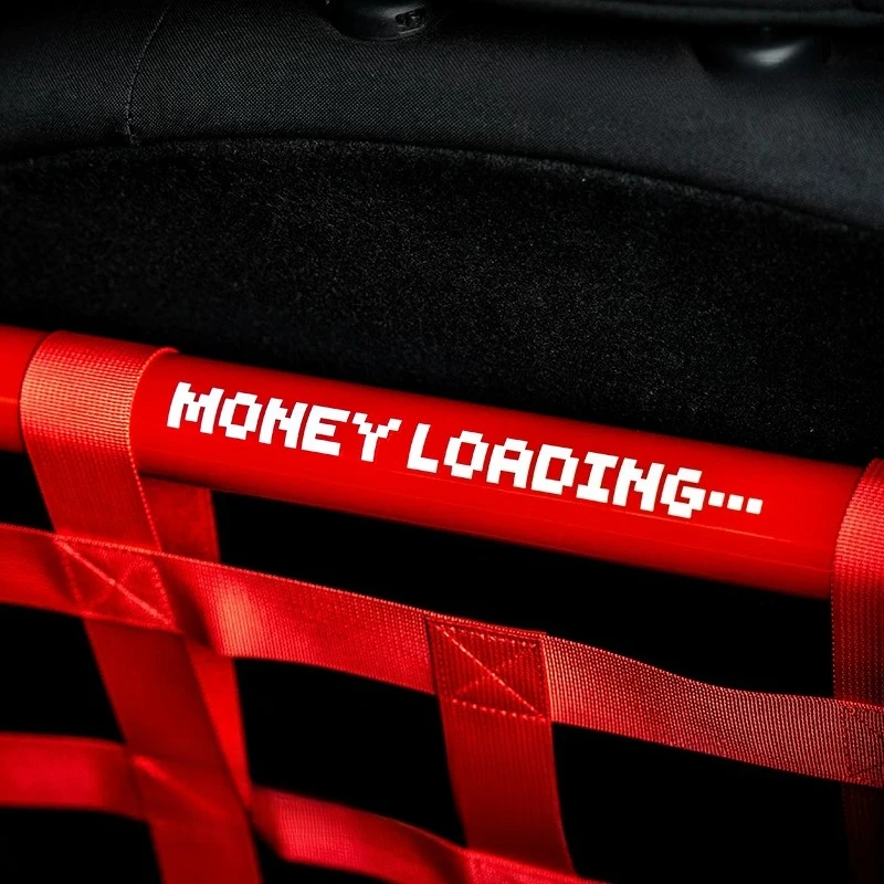Car Stickers Power/Money Loading Funny Stickers Bicycle Car Details Decorative Stickers