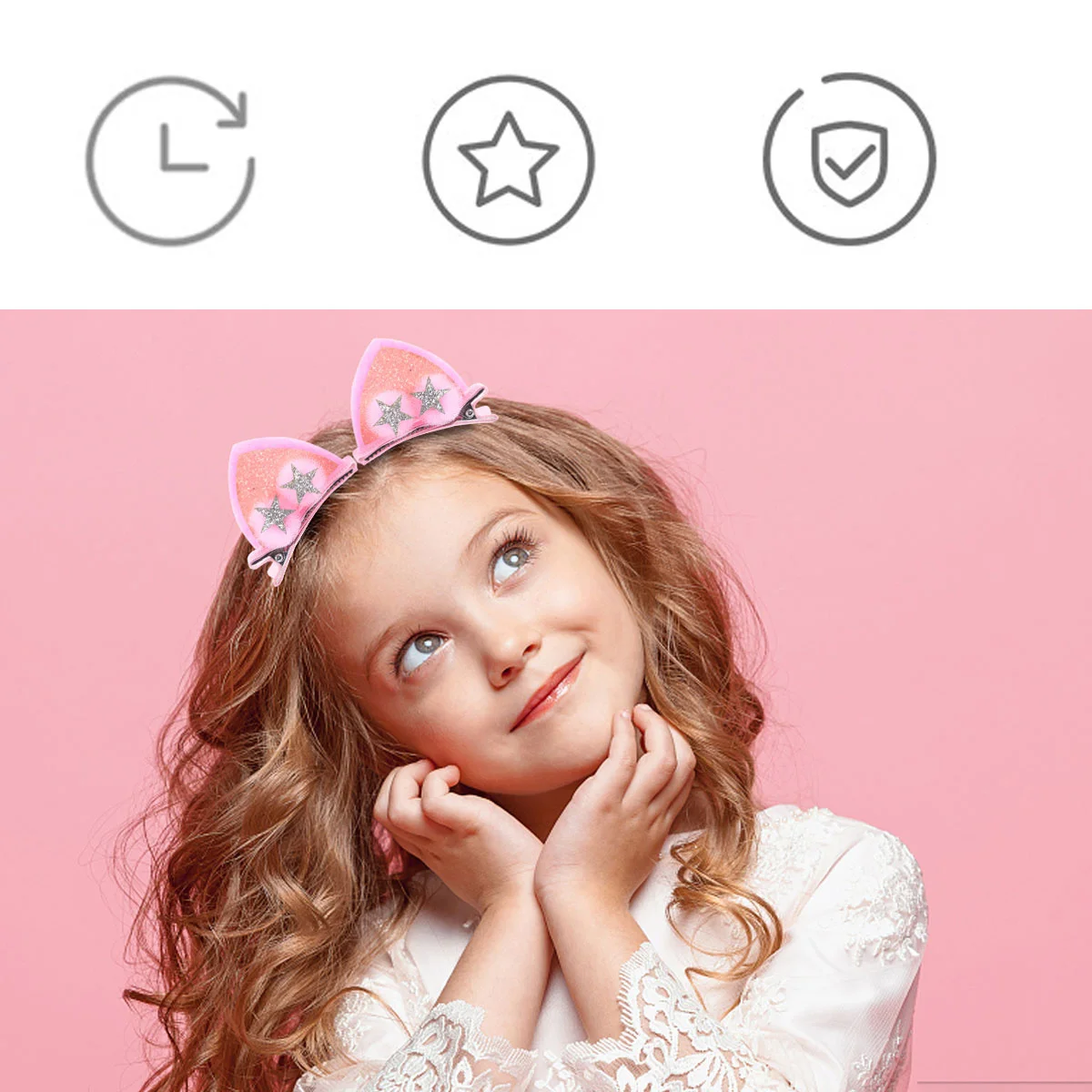 

18 шт., заколки для волос с кроличьими ушками, милые красочные заколки для волос, прочный головной убор с кошачьими ушками, аксессуары для волос на день рождения, головной убор