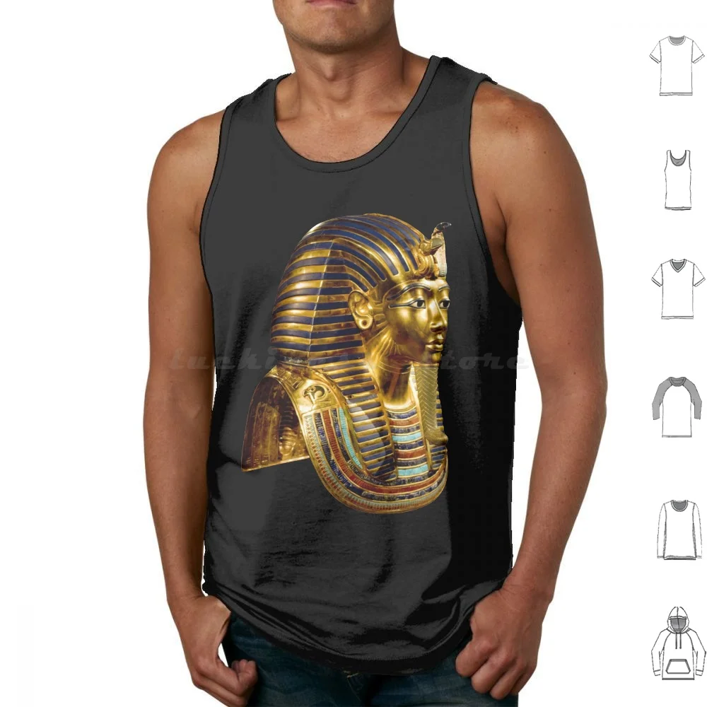 Tutankhamun , The Ancient Egyptian Pharaonic King With The Famous Golden Mask3 Tank Tops Vest Sleeveless King Tut Tut