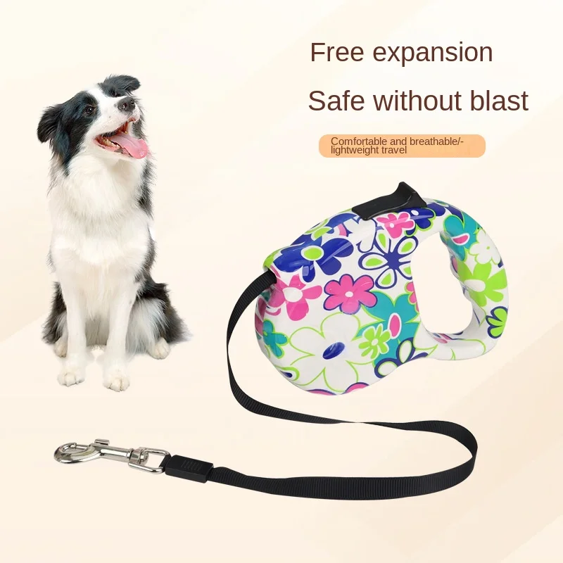 3 Meters 5 Meters Retractable Dog Leash Pet Leash Traction Rope Belt Automatic Flexible Leash For Small Medium Large Dog Product