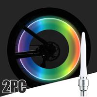 Bicycle Light Wheel Tire Valve Cap Bicycle Bike Wheel Dropshipping Accessories Lights Tyre Caps Valve Air LED Tire Cover K3G2