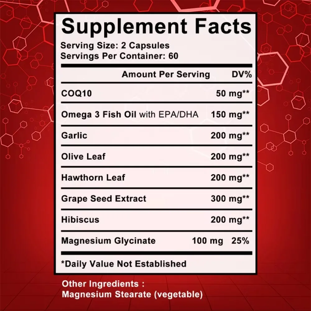 Omega-3 Fish Oil, 120 Softgels, Containing EPA and DHA, Supports Heart Health and Helps Maintain Blood Circulation, Non-GMO