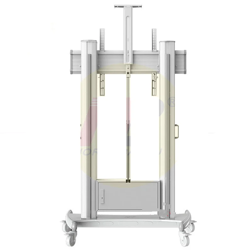 Motorized Lift Screen Heavy Duty TV Mount Cart Fits Most 60-100 Inch Flat Panel LED LCD TV Loading 134kgs 300lb