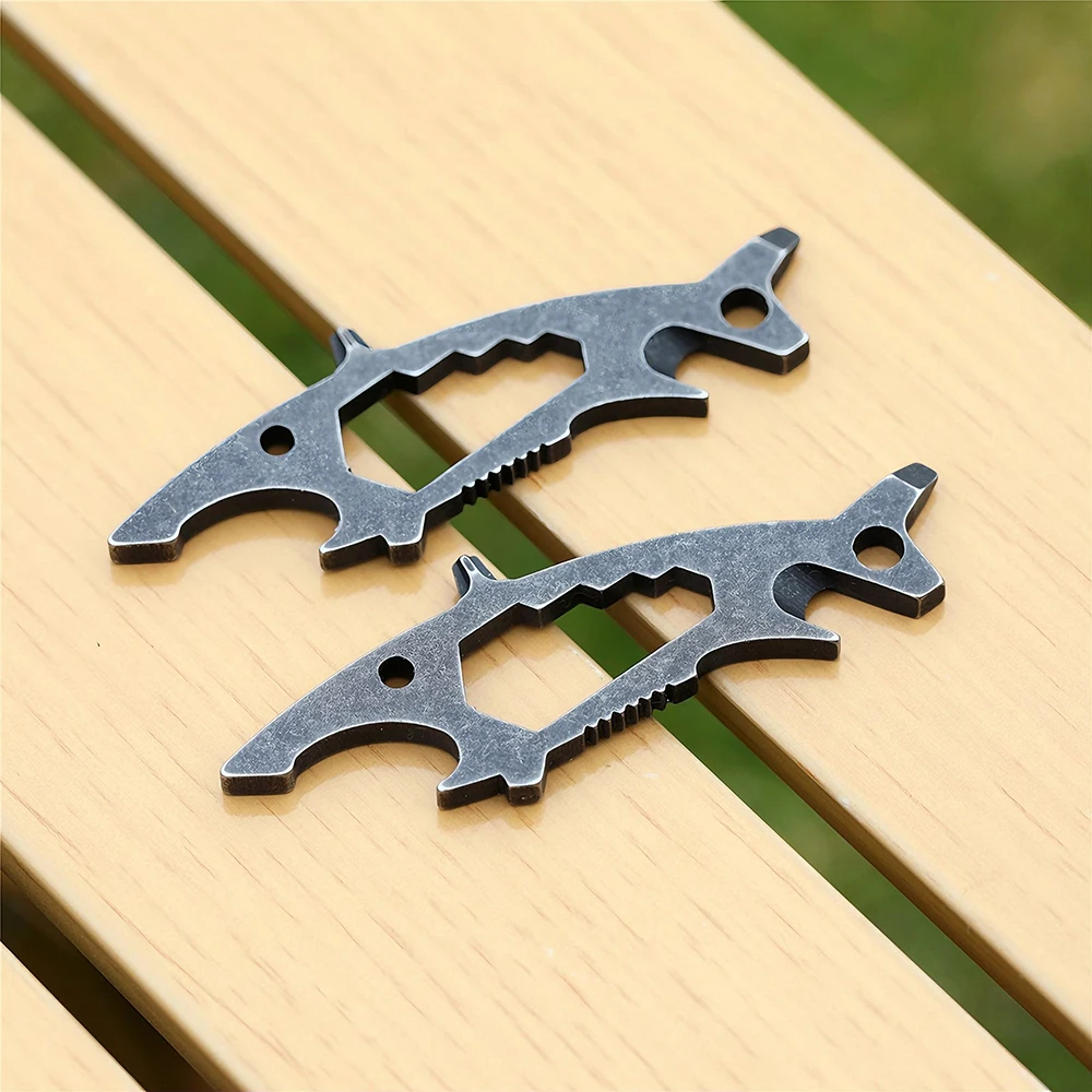 

Multi-functional 4CR13 Steel EDC Tool Screwdriver Pry Bar Bottle Opener Portable Outdoor Survival Storage Pry Bar Nail Remover