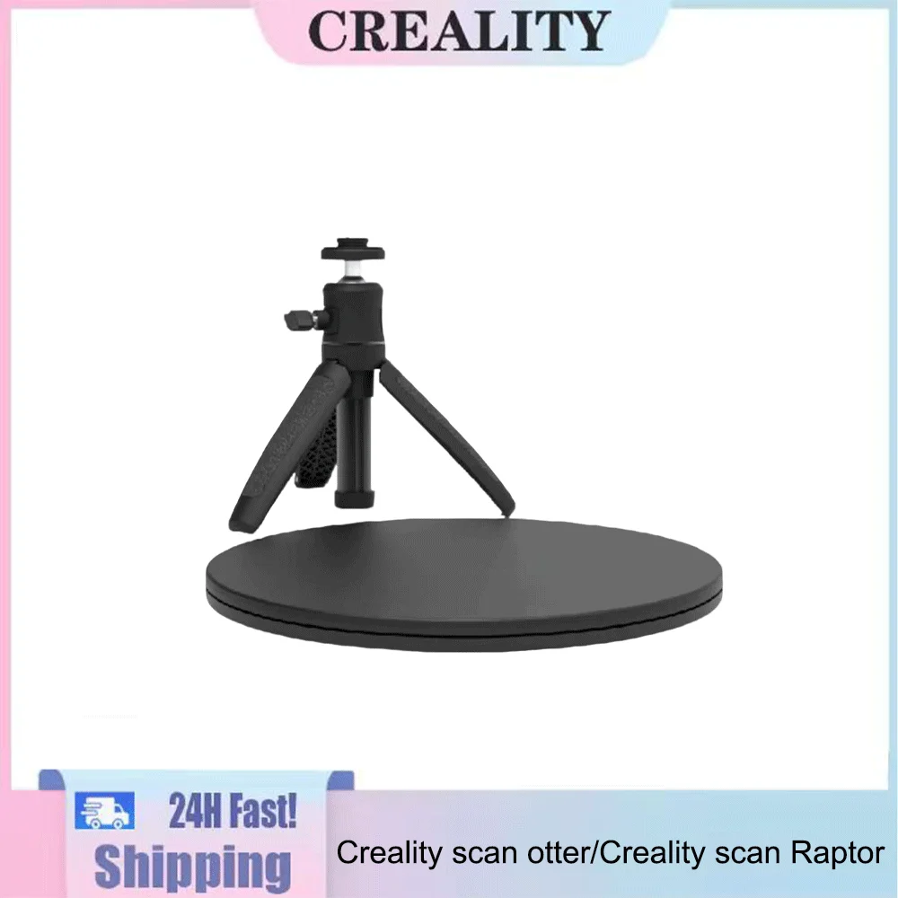 Creality CR-Scanner Otter/Raptor 3D Scanner Kit with Turntable And Handle - Easy Scanning for Featureless Small Medium Objects
