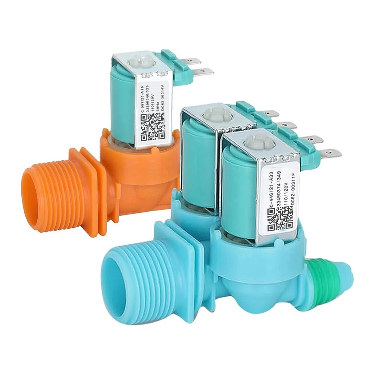 DC62-00311F&DC62-30314V Washing Machine Water Inlet Valve for Washer,Replace AP5966624 PS11719654 EAP11719654