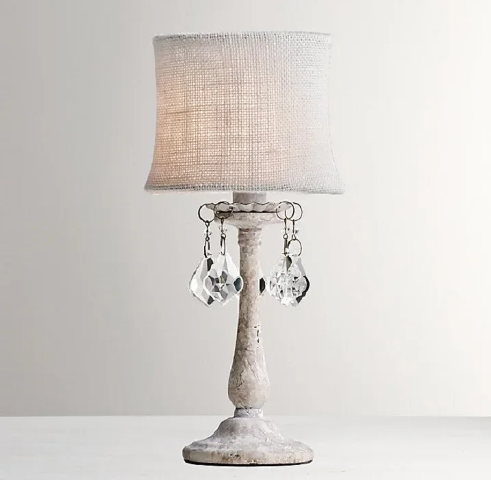 

GHJUYIOL Nordic Princess Table Lamp Room Children's Room Table Lamp