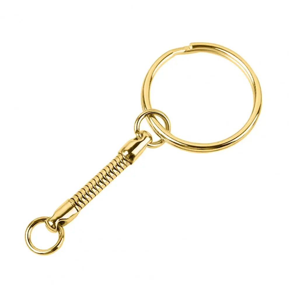 Key Chain Metal High Hardness Decoration DIY Key Pendant Anti-lost U Disk Hanging Chain for Handbag