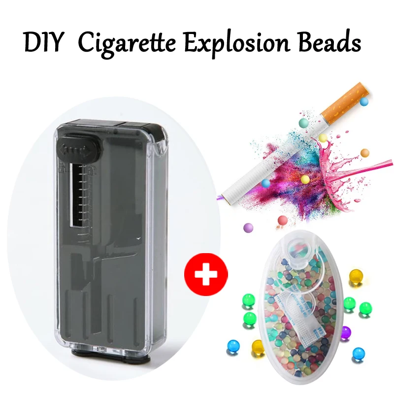 200 unidades de perlas explosivas para cigarrillos, bolas de chicle explosivas con sabores mixtos de frutas, menta y menta Black Ice