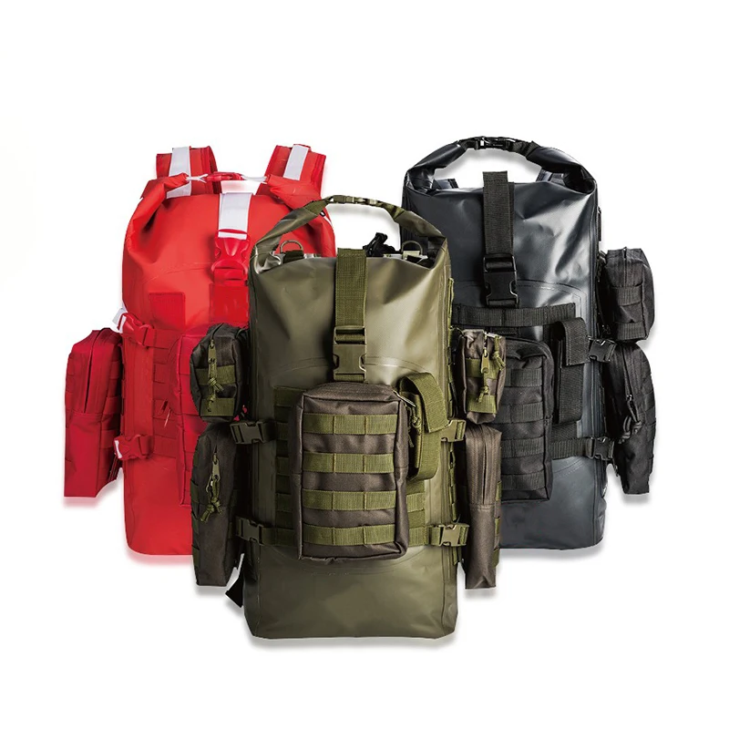 IPX6 Waterproof Factory Wholesale PVC Material Camo Tactical Backpack bag for travel outdoor climbing Hiking