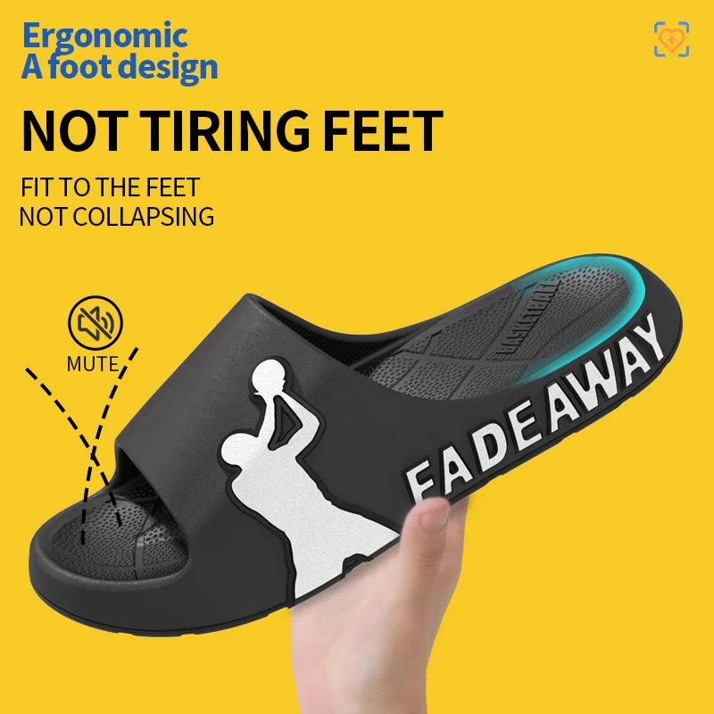 

Брендовые мужские тапочки, модные легкие нескользящие мужские летние водные туфли, сандалии на плоской подошве, мужские пляжные туфли, шлепанцы