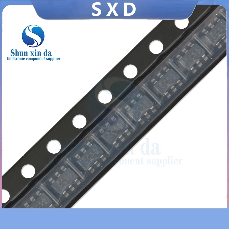 10PCS/Lot SN74LVC1G3157DBVR SN74LVC1G3157 SN74LVC1G3157DCKR CC55 C55 SOT23-6 SOT-363 Analog Switch ICs SMD IC SXD