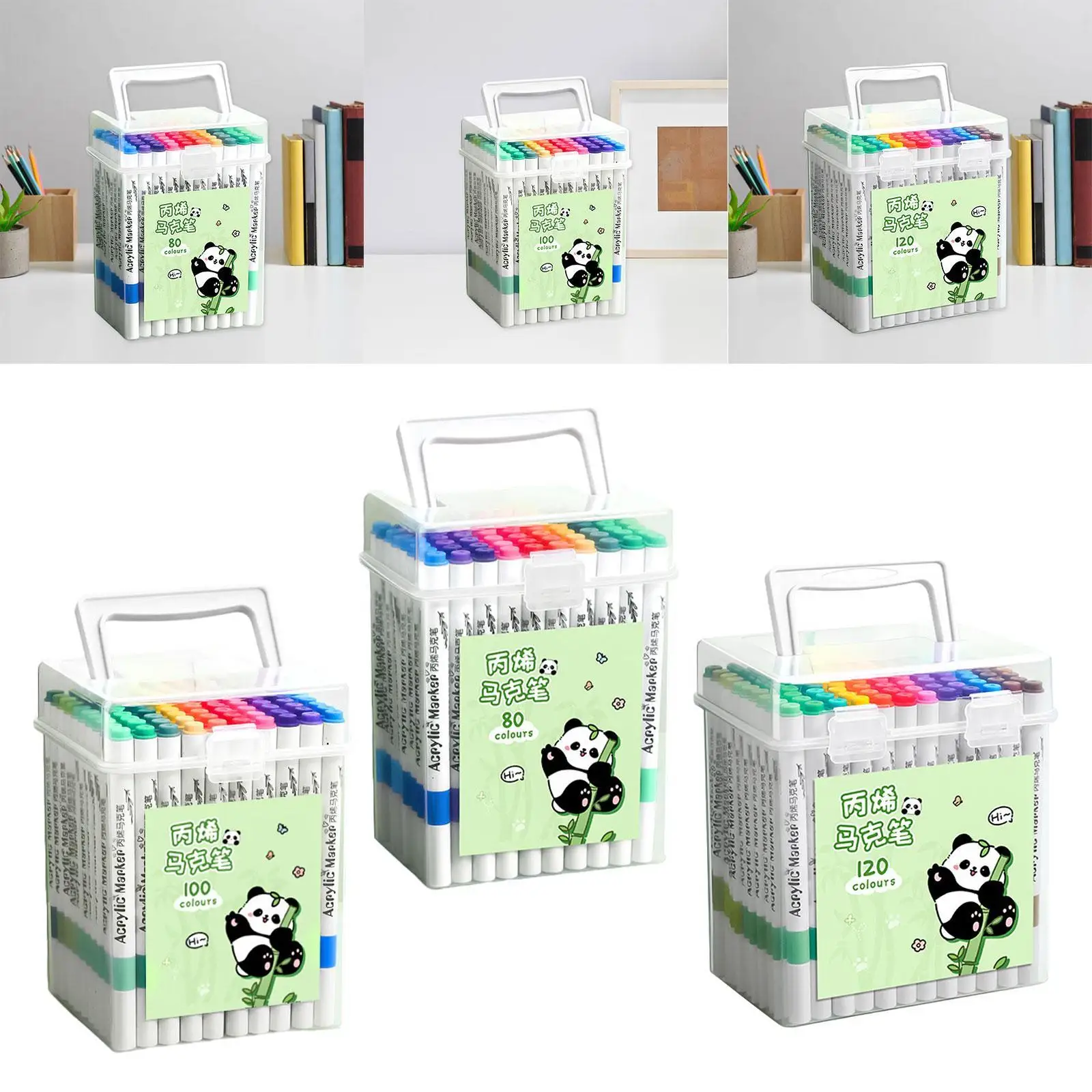 Acryl-Farbmarker, Kunstmarker, Acryl-Farbstifte für Glas, Metall, Holz