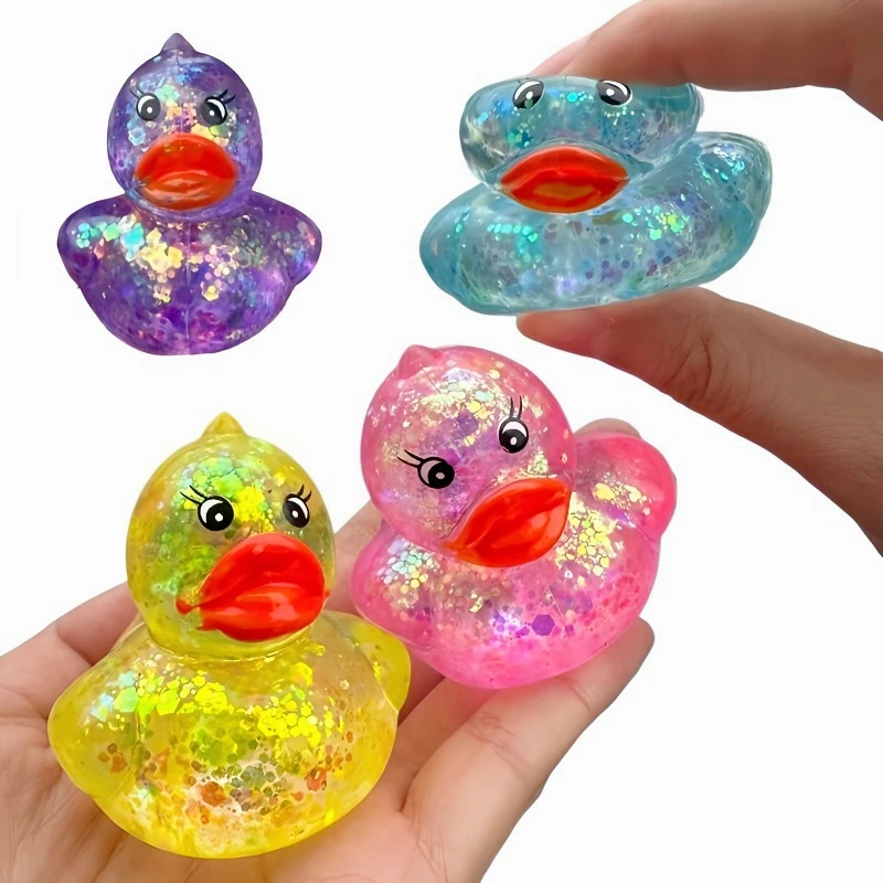 

Maltose Squishy Aurora Duck Toy, Soft Stretch Decompression Stress Relief, Cute Kawaii Animal Squeeze Toy for Kids Adult Gift