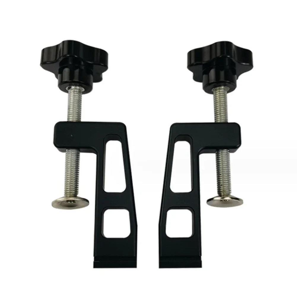 2Pcs Woodworking Profile Fence Fix Clamp T Track Slot Clip Fixture Tools 75 Type Aluminum Alloy Fix Clamps 100*50 Mm