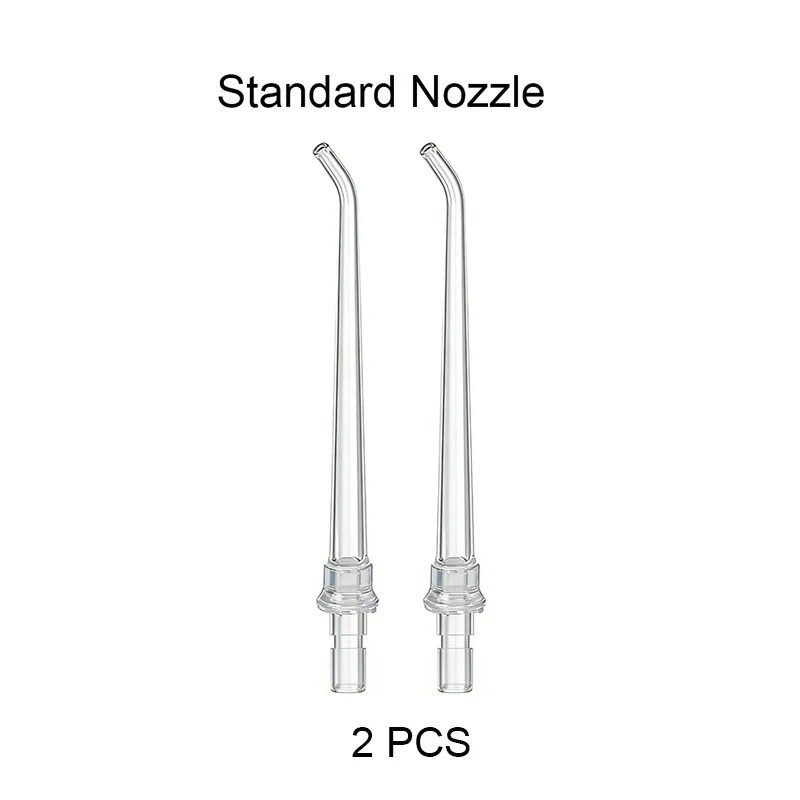 Ersatz-Wasserflosser-Düsen für XIAOMI Mijia Munddusche, alle Modelle, Waterpick Standard/ kieferorthopädische Nachfüllspitzen, 2 Stück