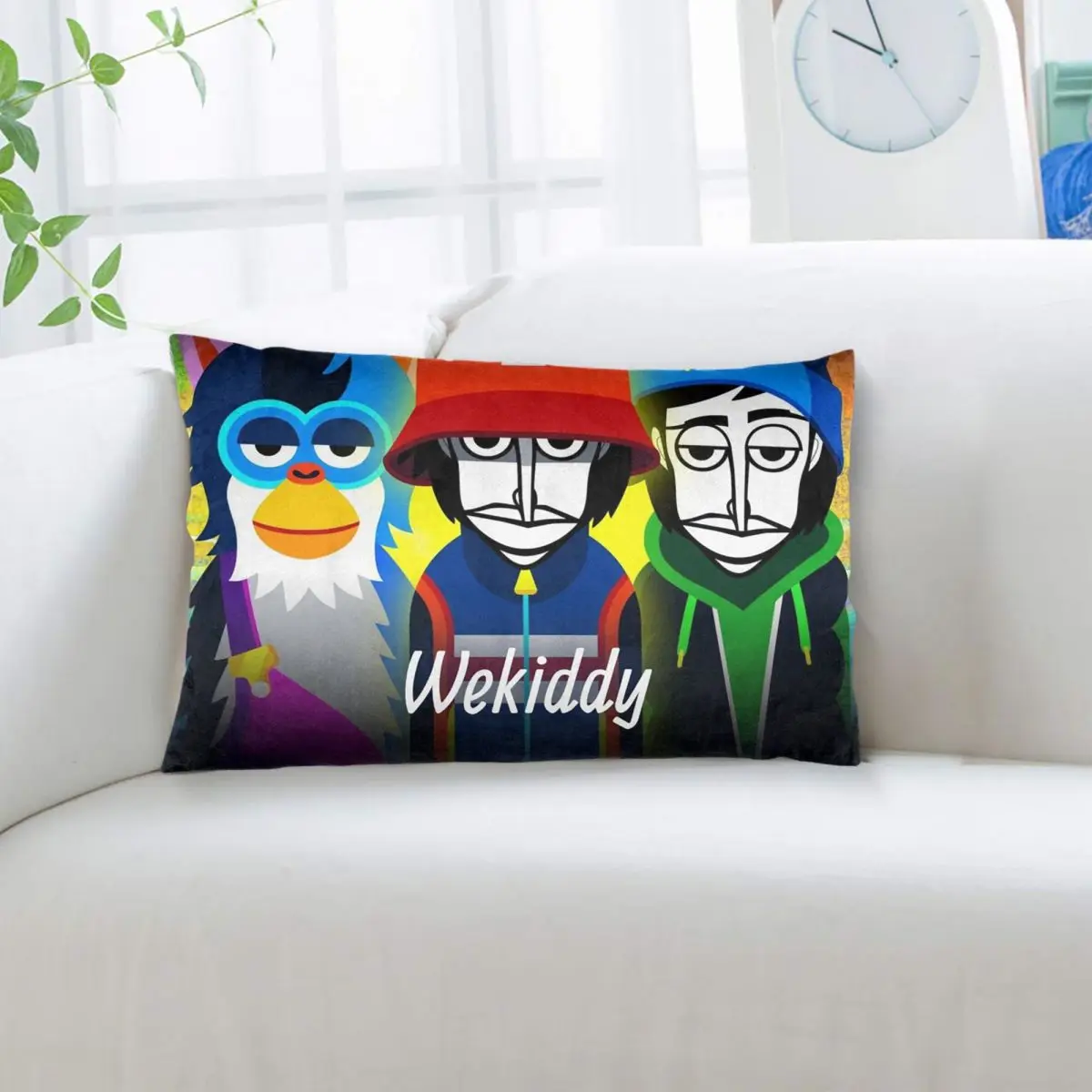 Incredibox Music Video Game Rectangle Pillowcase Cushion Cover Decor Bedroom Bed Home Comfort Throw Pillow