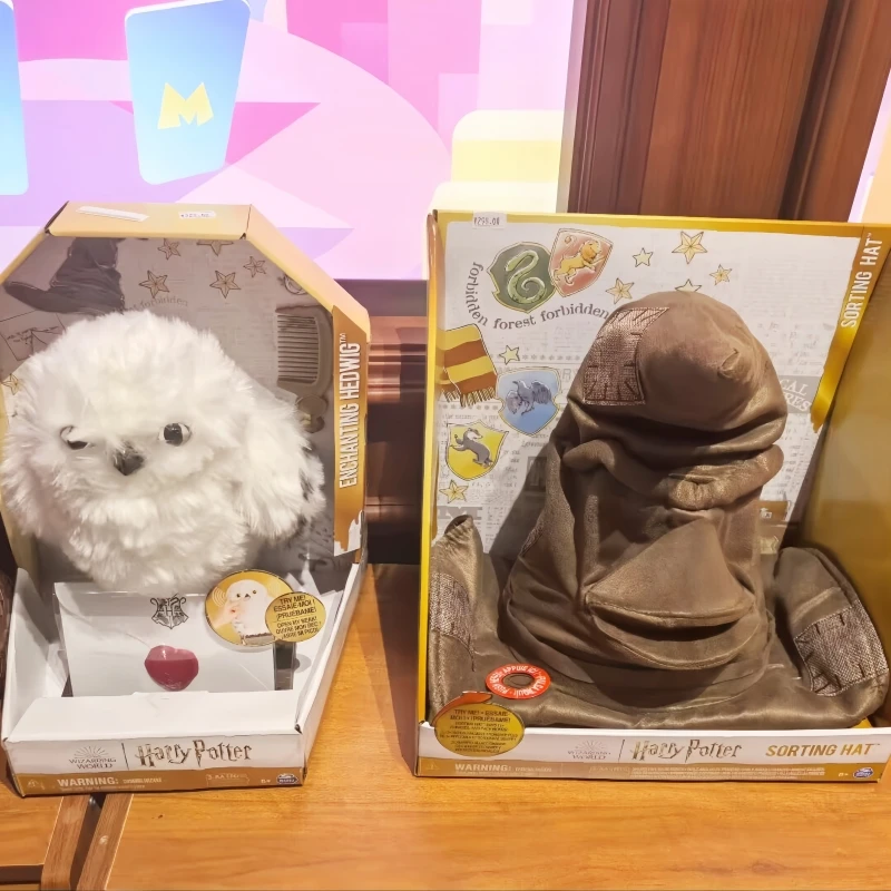 

Original Genuine Harry Potter Tsundere Hedwig Owl Sorting Hat Dobby Wizarding World Merchandise Ornaments Table Birthday Gifts