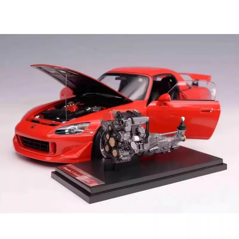 MOTORHELIX 1/18 Honda S2000 TYPE S 2007 con motor DieCast modelo de coche habitación Ornation modelo simulación colección coches niño regalo