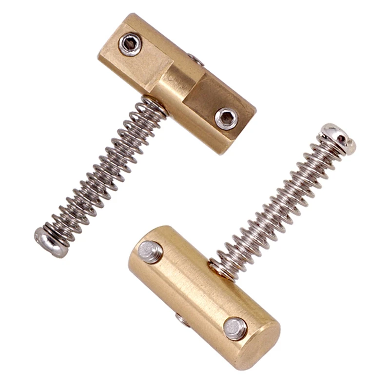 Gitarrenkompensierte Brücke Messingsättel Set 10,8 mm Stil Brückensattel für TL Style 6 Saiten E-Gitarre Teil (3 Stück)