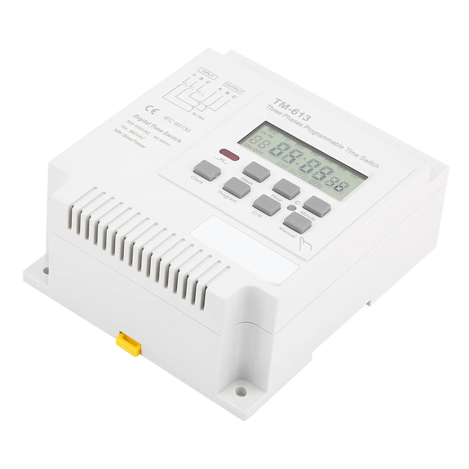 Afbeelding 5: TM-163 Drie fasen tijdrelais 380V slimme digitale wekelijkse programmeerbare besturing Power Timer-schakelaar