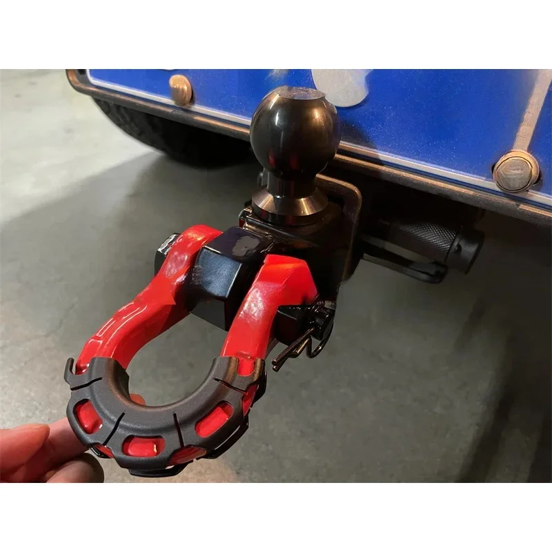Heavy Duty Universal Steel Powder Coating Tow Bar Rear Towing Hitch Hook for 4X4 Offroad SUV Parts
