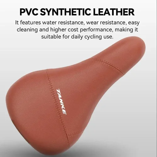 Imagen 2 del producto Sillín de Bicicleta TANKE MTB para Hombre y Mujer, Asiento de Bicicleta de Carretera con Amortiguación, Cómodo, para Trasero Grande, Transpirable y Seguro 【OFERTA】