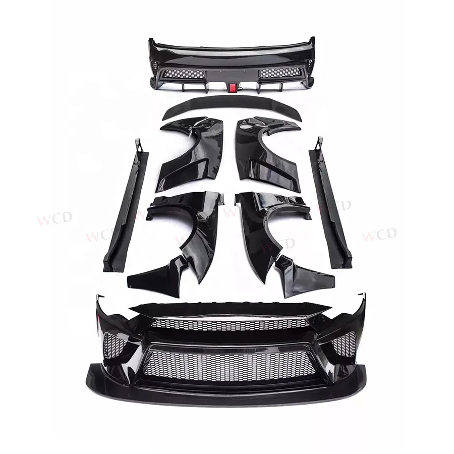 C-MST Style Body Kit For Ford Mustang 2019+ Upgrade Modification Front Bumper Auto Parts Performance Kit