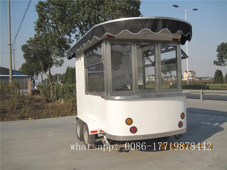 Caminhões de comida de concessão OEM, reboque de comida móvel, lanche de caminhão de comida