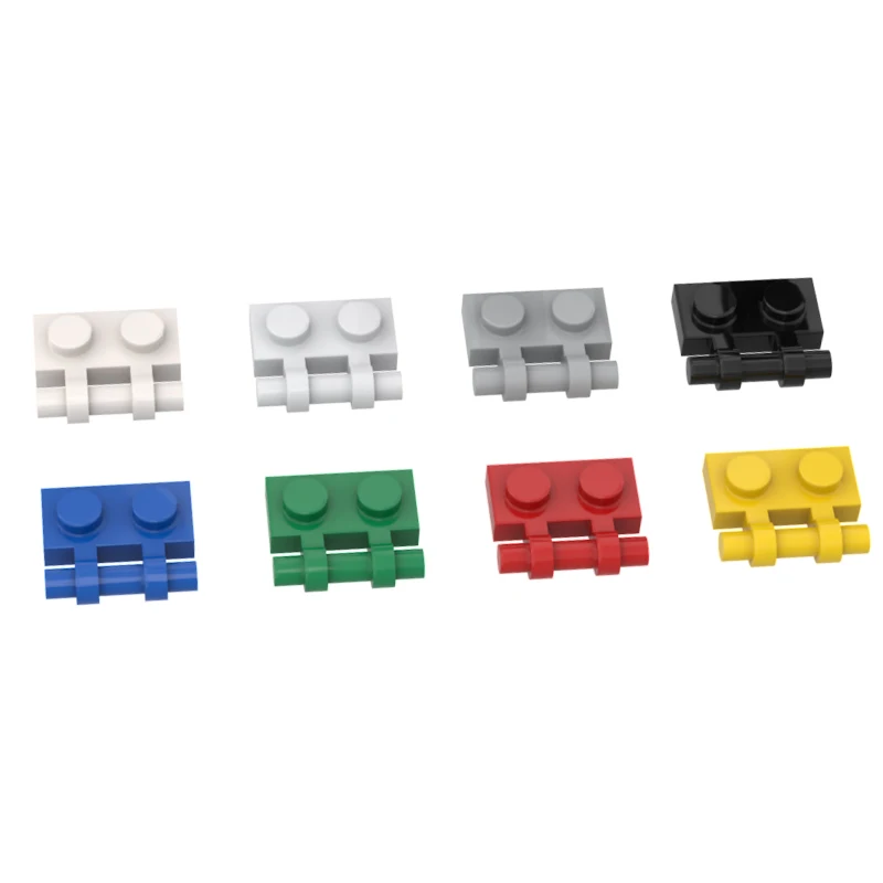 10Pcs Bricks Compatibel Assembleert Deeltjes 2540 Gewijzigd 1X2 Met Handvat Bouwstenen Onderdelen Diy Onderdelen Speelgoed