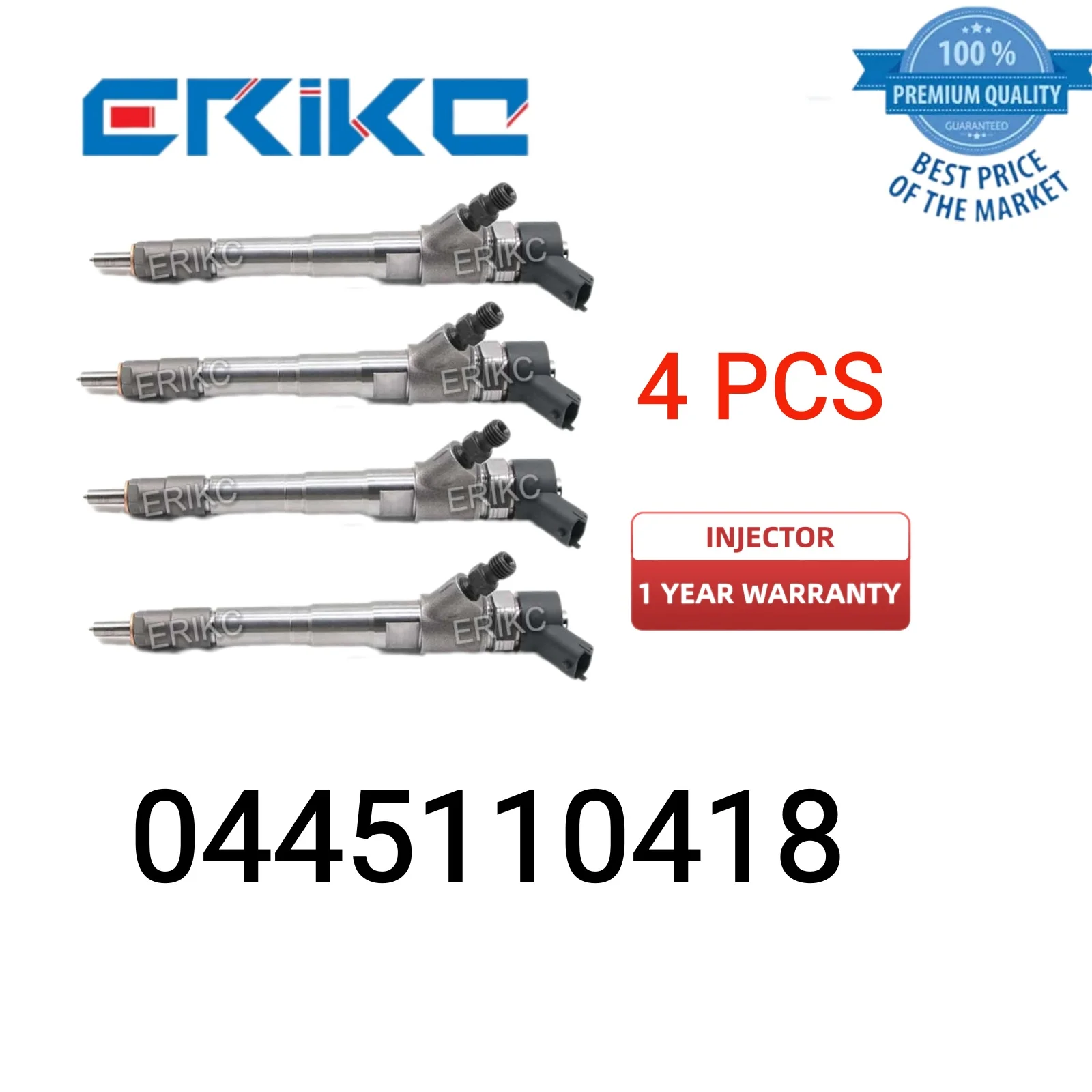 

4 PCS 0445110418 Nozzle Injector 0 445 110 418 Diesel Fuel Injector 0445 110 418 Common Rail Injector