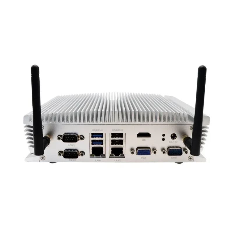 

Fanless industrial computer embedded, multi-network port serial port industrial mini small host computer i5i7 miniPC