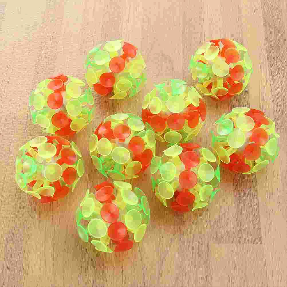 5 Pcs Flash Toys Funny Suction Ball Cup Balls Cup Bounce Sucker Sports Child Toddler