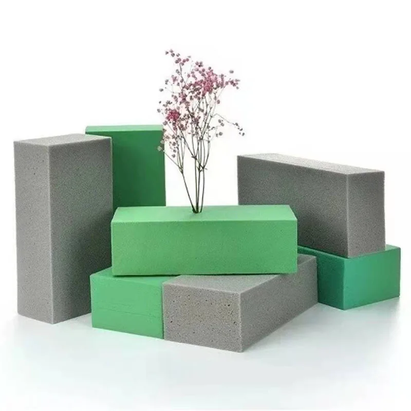 DIY Floral Foam Brick Artificial Flower Packing Flowers Arranging Mud Florist Styrofoam Block For Wedding Party Christmas Decor