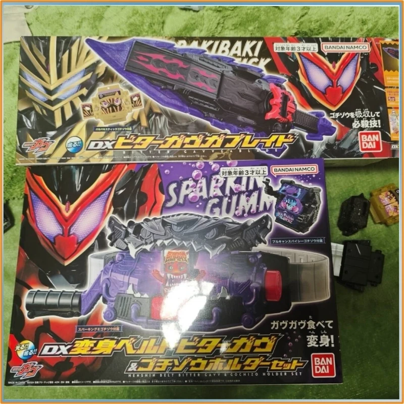 

Bandai Dx Kamen Rider Bitter Gavv Drive & Belt Set With Sparkingummy Gochizo & Bitter Gavv Gabb Blade Cosplay Prop Toy