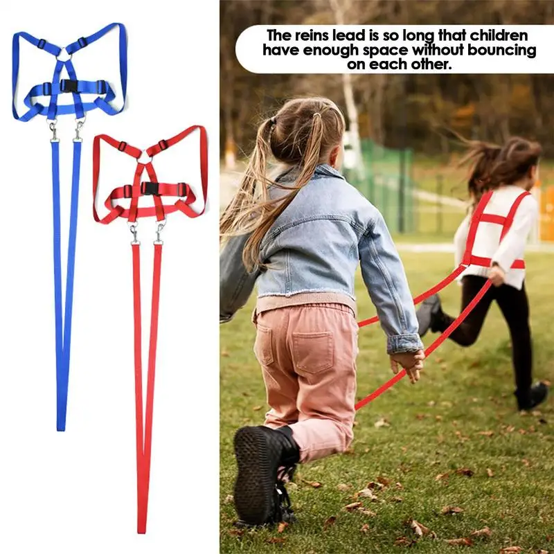 馬のリード子供用ハーネスリーシュ子供用耐摩耗性乗馬機器屋外活動ロールプレイゲーム友人のため