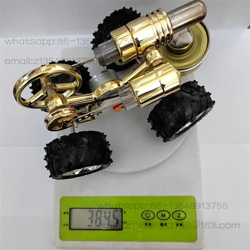 Mini Stirling Engine Model External Combustion Powered Car Physics Science Experiment Educational Gift