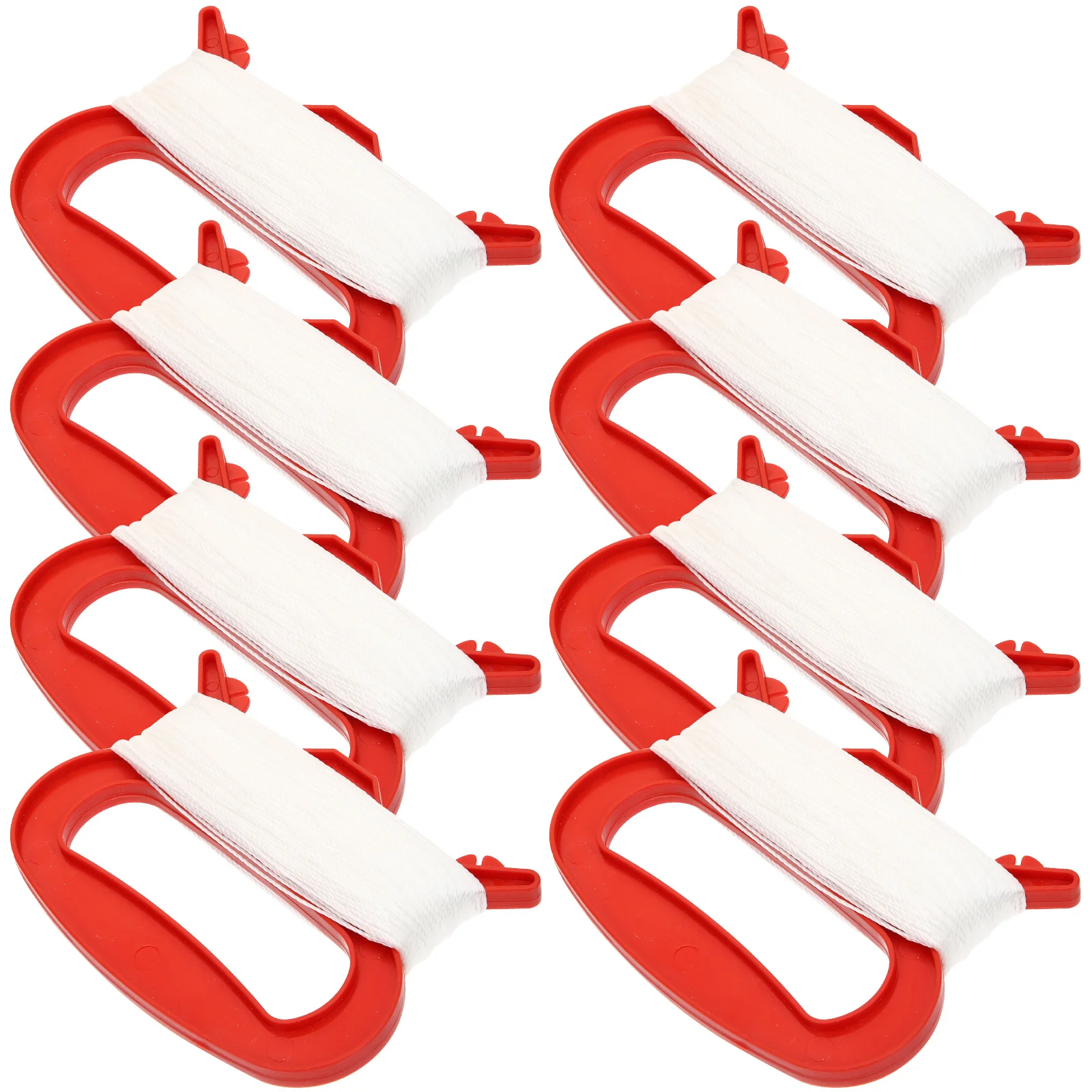 Kit de Voo de Pipa Portátil com 8 Carretéis Pequenos e 100M de Corda, Acessórios Leves e Duráveis para Pipa