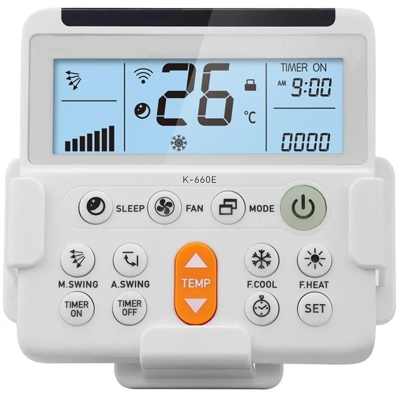 A97I-K-660E Air Conditioner Remote Control Wall-Mounted Air Conditioner Remote Control With Large LCD Screen