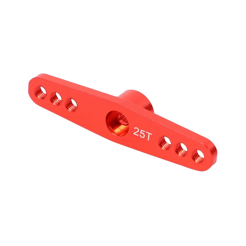 10X 25T Servo brazo de dirección cuerno piezas de metal doble brazo de dirección para Futaba
