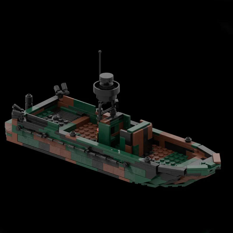 1070pcs MOC Special Operations Craft Riverine SOC R Model Building Blocks Toys Construction Christmas Gift Brick DIY Idea Kids