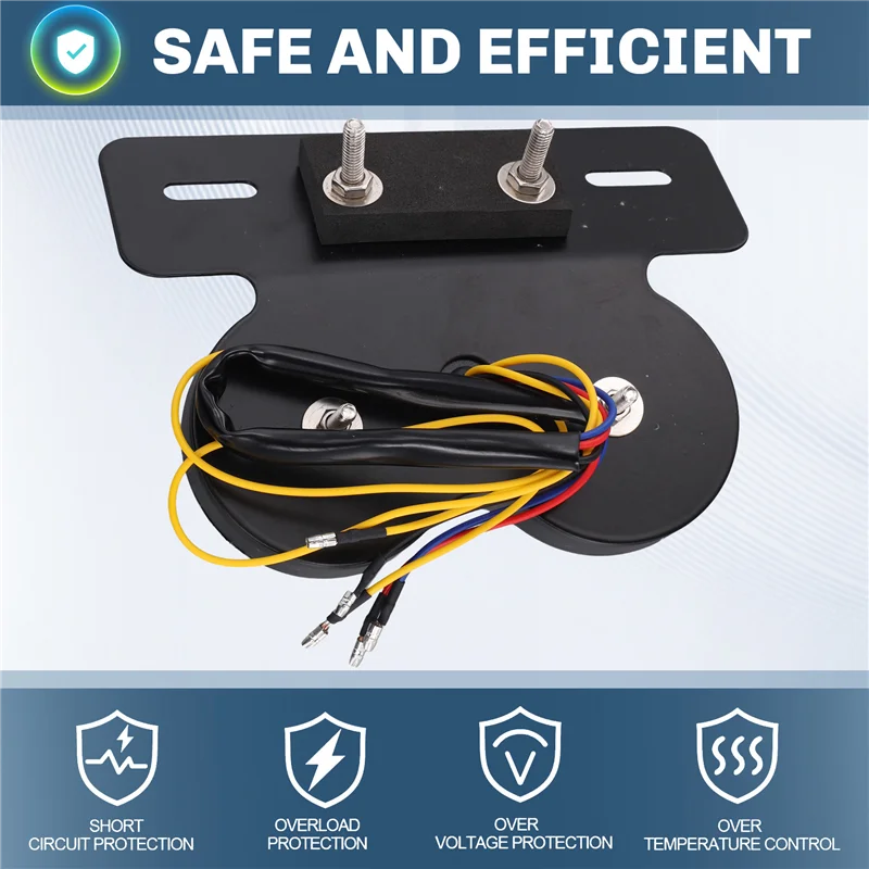 مصباح ليد خلفي الفرامل بدوره إشارة للدراجات النارية المتكاملة مع لوحة ترخيص قوس العالمي 12 فولت لهوندا ياماها