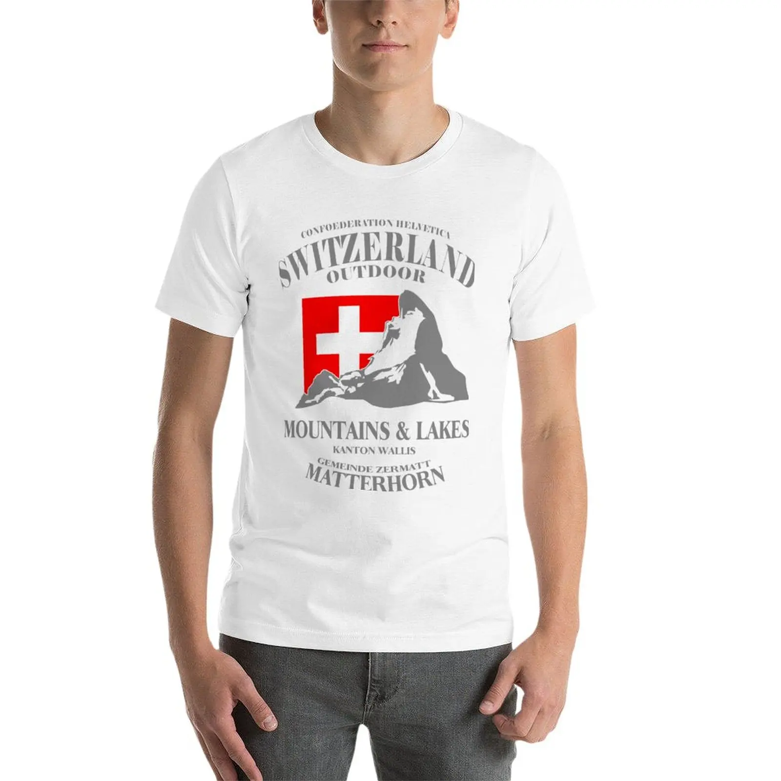 New Matterhorn - Switzerland T-Shirt animal print shirt for boys black t shirt vintage clothes plain t-shirt sweat shirts, men