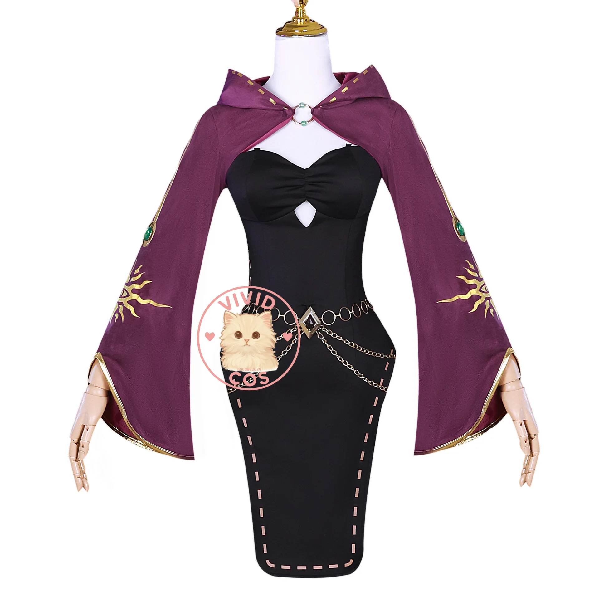 Identity V Priestess Fiona Gilman for Female Cosplay Costume Role-playing Game - Licensed Full Women's Clothing Set Slim-fit