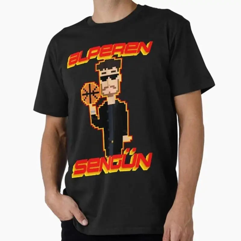 Alperen Sengun Pixel Art T Shirt Made USA AUS M 2XL