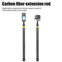 Palo de Selfie Invisible de edición extendida de fibra de carbono de 290CM para Insta360 X3 GO 3 Action 4 accesorios para palo de Selfie GoPro