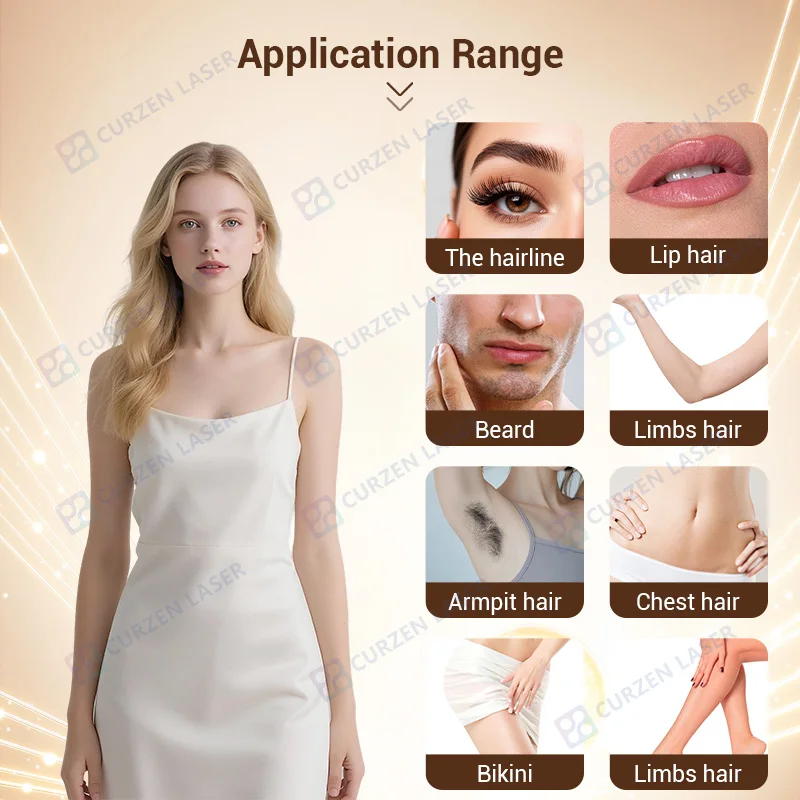 2026 Newest High Power 2 Years Warranty Diode Laser 808 Nm Ice Cooling 4 Wavelength Diode Laser Hair Removal Machine Price view 6