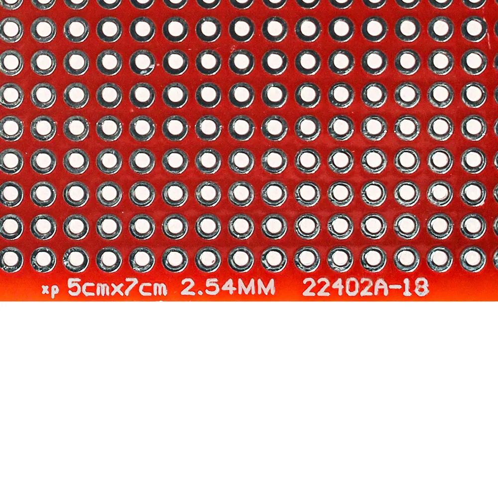 10 قطعة ثنائي الفينيل متعدد الكلور مجلس الأحمر على الوجهين مجلس 5*7 سنتيمتر ثنائي الفينيل متعدد الكلور لتقوم بها بنفسك لوحات الدوائر العالمية